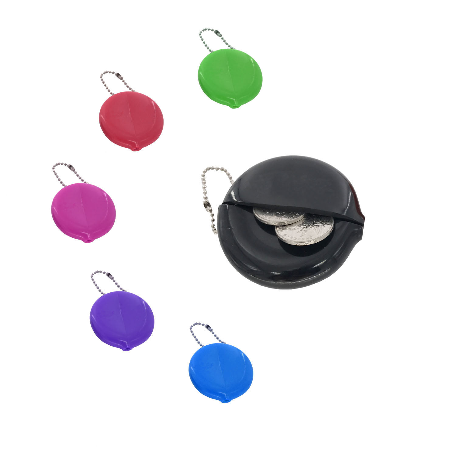 GL-AAT1031 PVC Round Coin Pouch