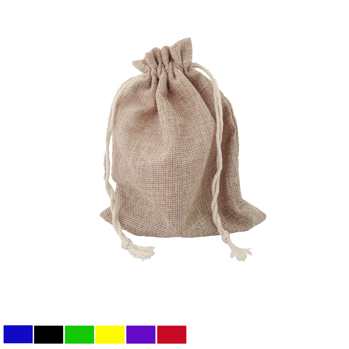 GL-AAA1083 8in Linen-like Storage Bag Gunny Bag Drawstring Bag