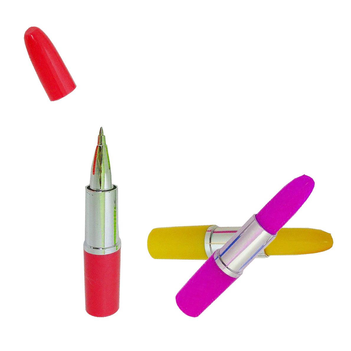 GL-AAA1042 Multi color Lipstick Ballpoint Pen Plastic Ball Point Pen