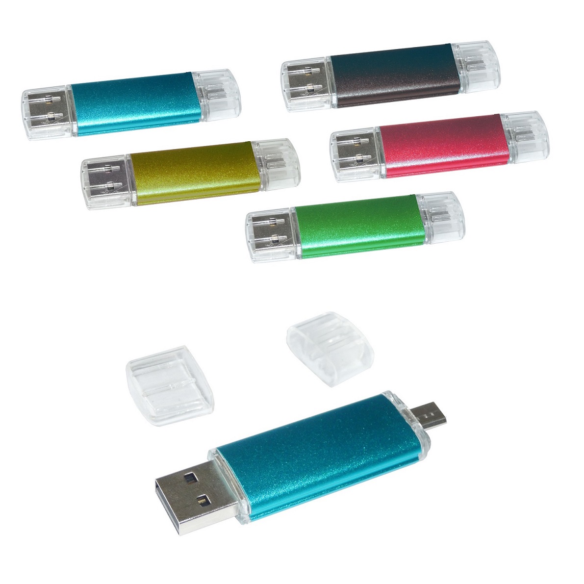 GL-AAA1015 1GB USB Flash Drive with Micro Adapter