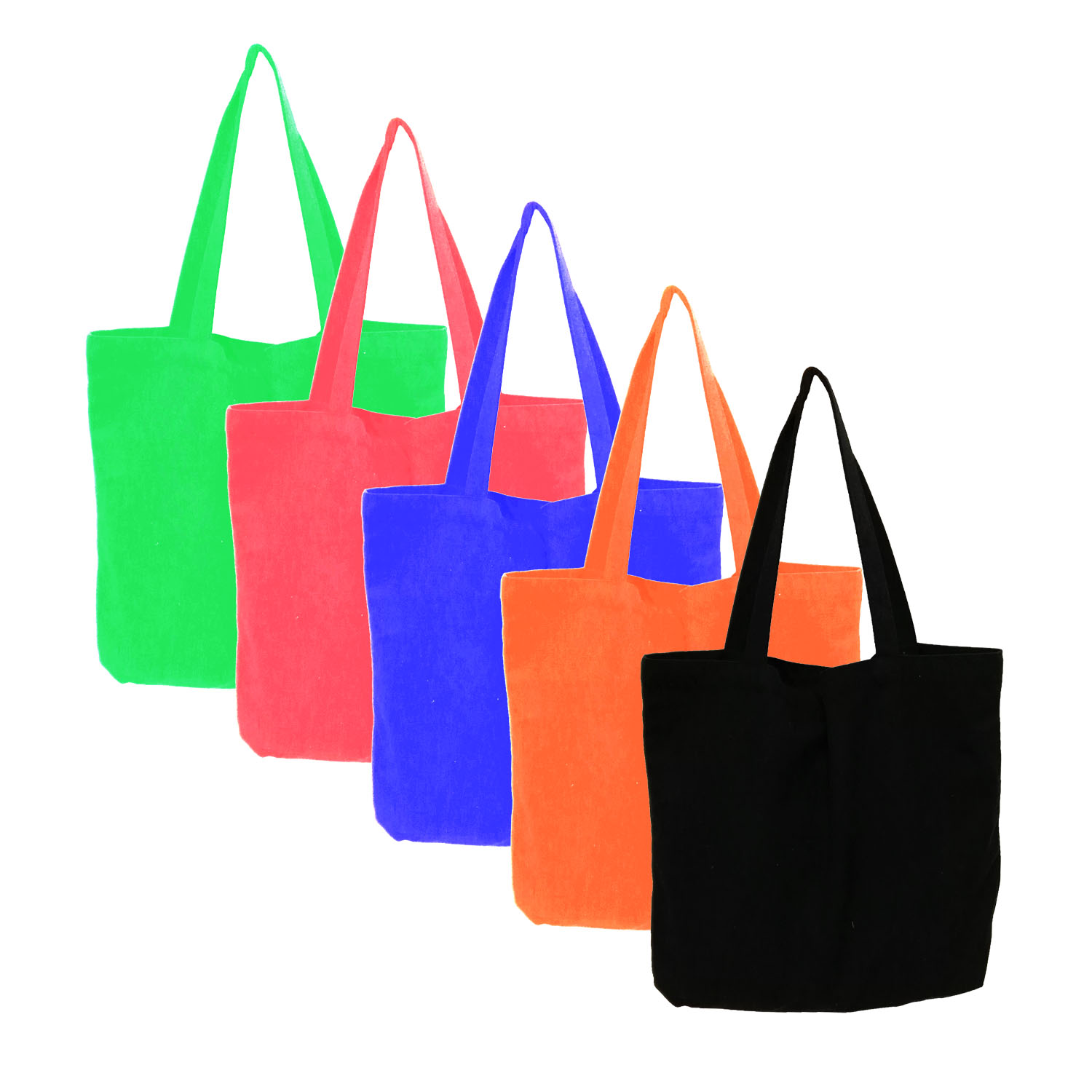 GL-AAA1137 Black Color Canvas Shopping Bag