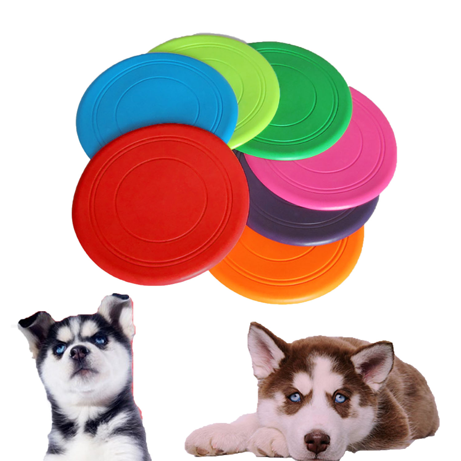 GL-AKL0007 Silicone Pet Flying Disc