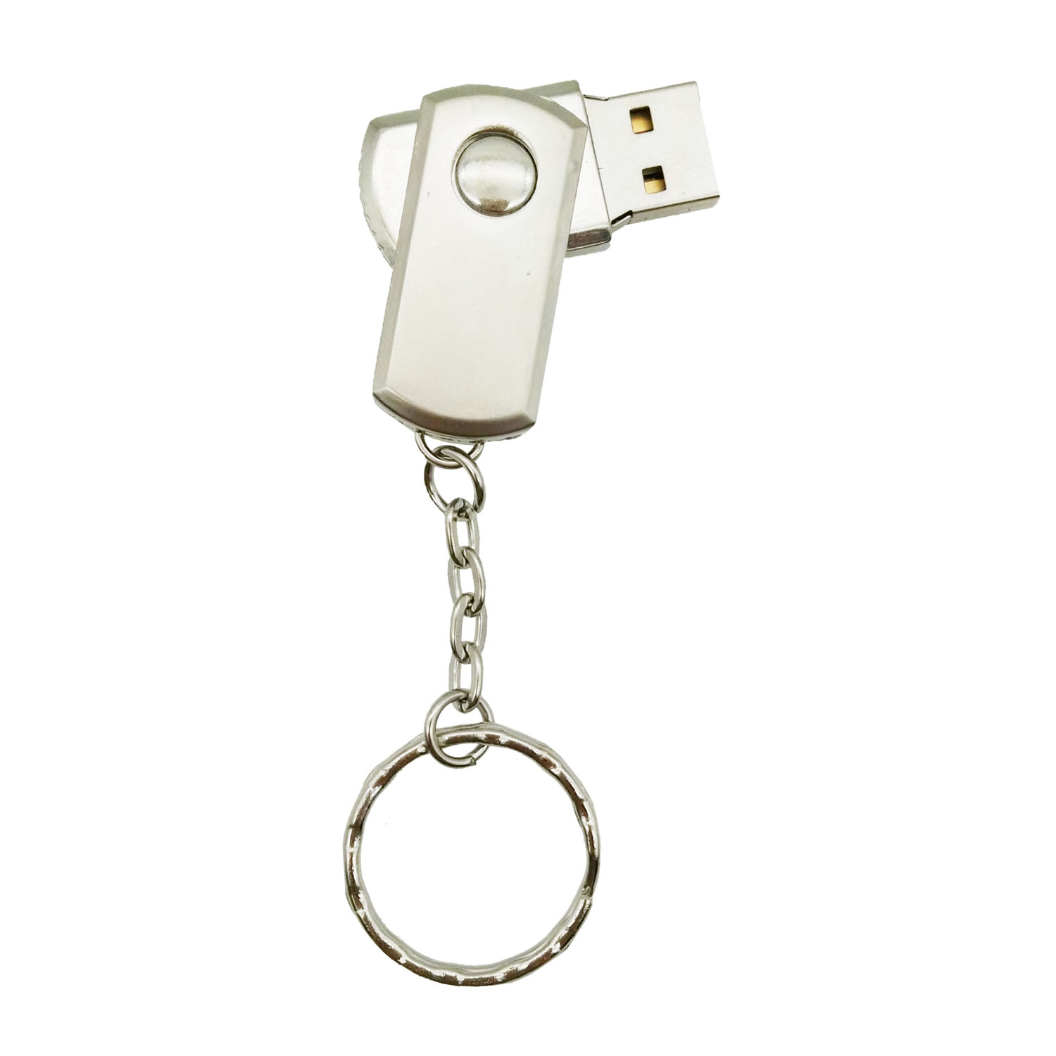 GL-AAA1170 Metal Body 1 GB USB Flash Drive with Key Chain