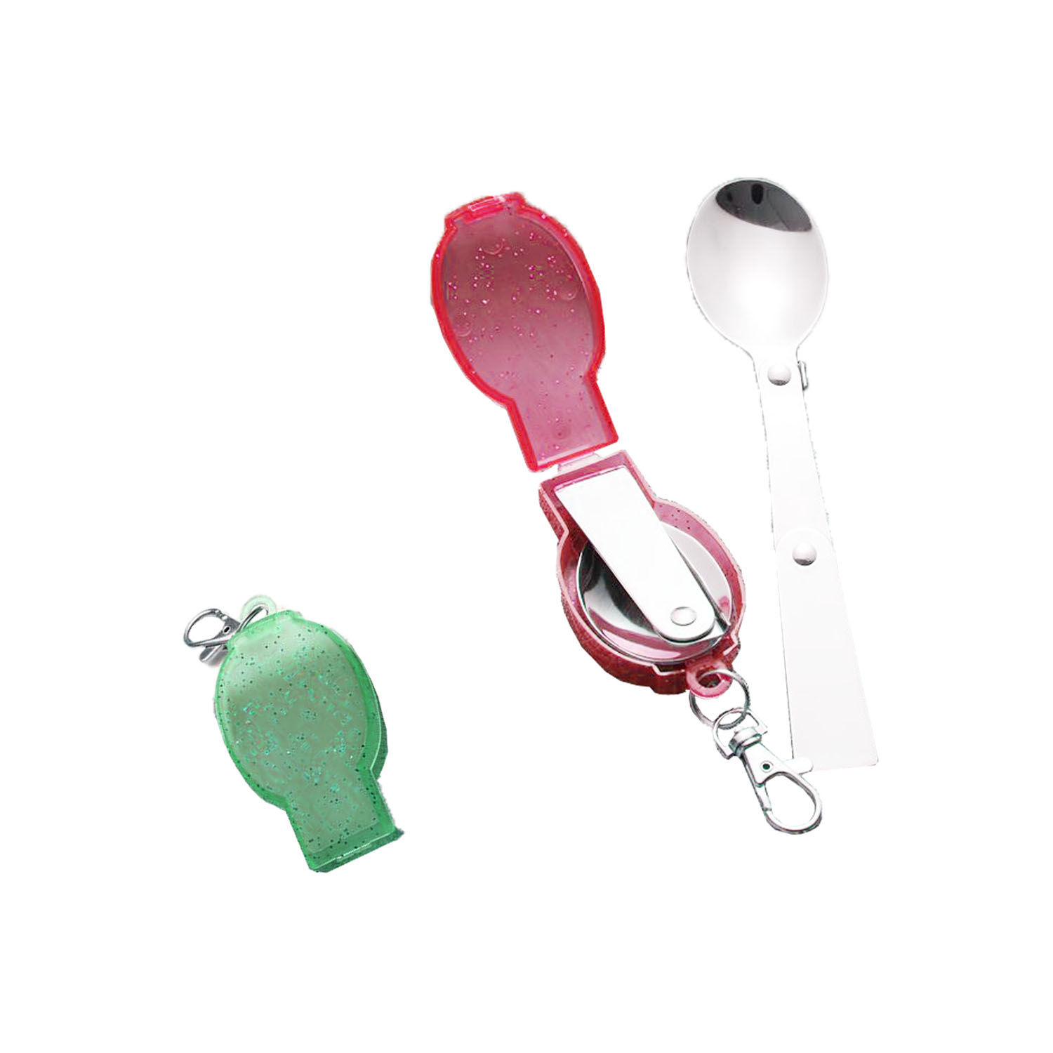 GL-AAJ1067 Stainless Steel Folding Spoon with Carry Case