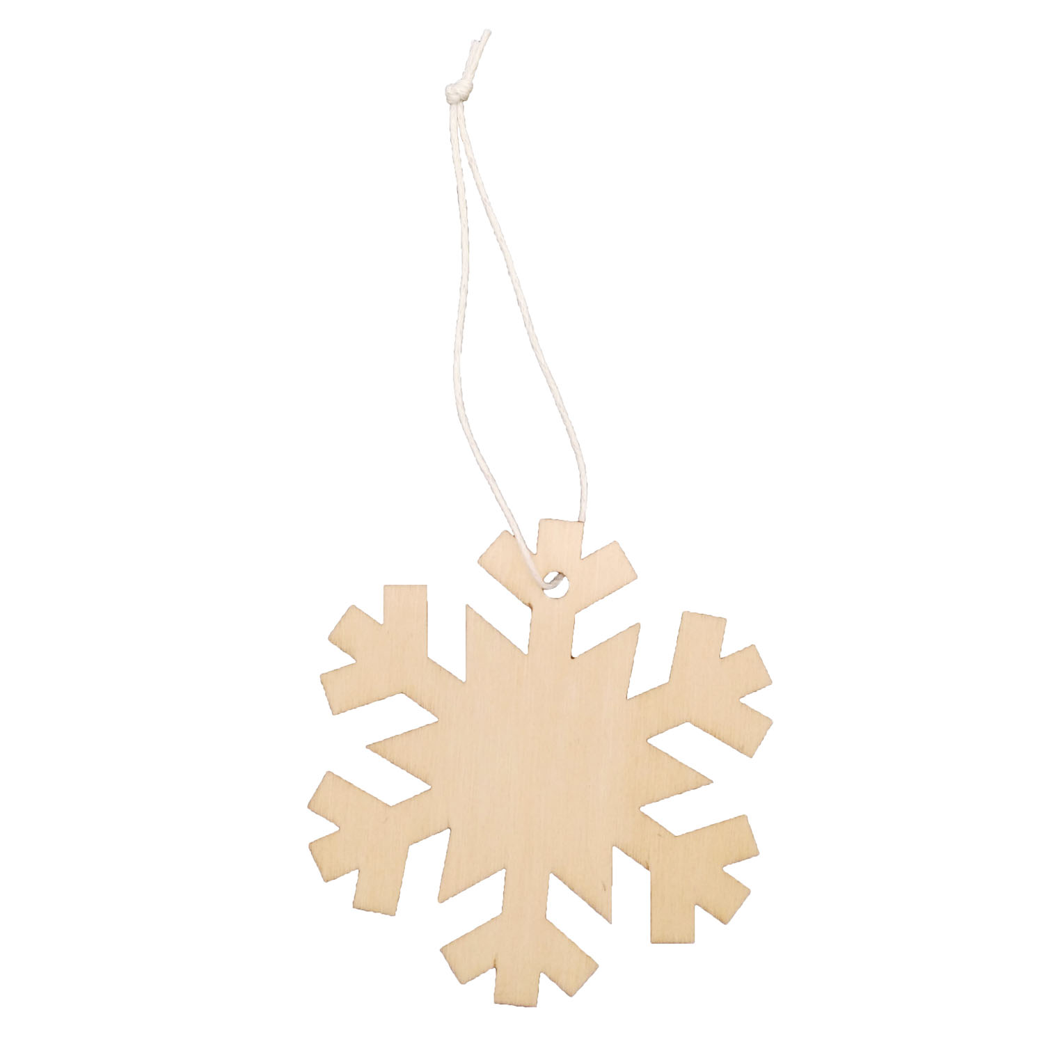 GL-AAA1246 Hanging Wooden Snowflake for Decoration