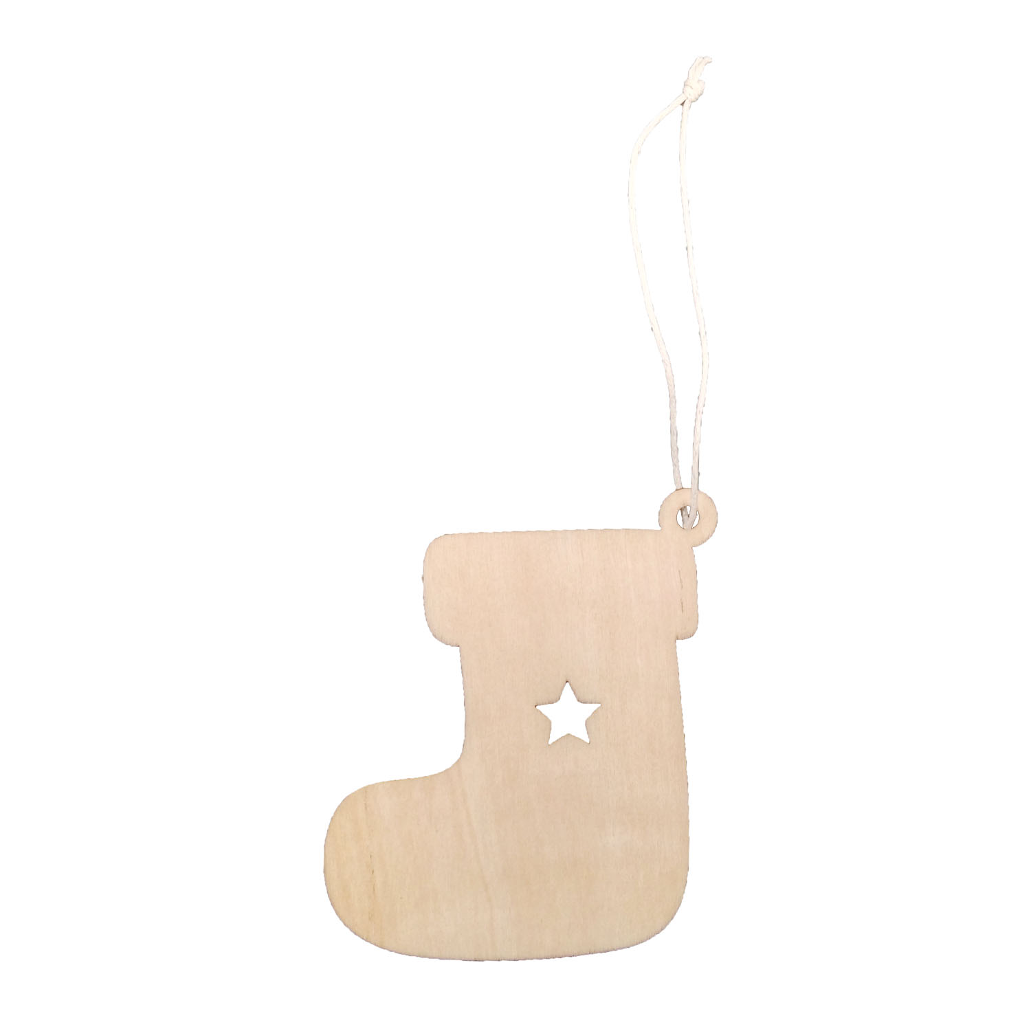 GL-AAA1254 Hanging Wooden Stocking for Decoration