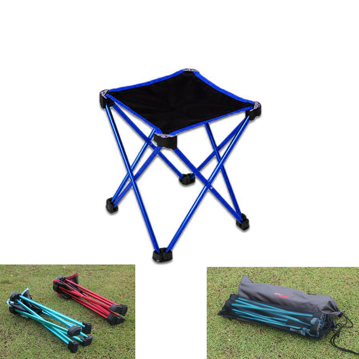 GL-AAA1285 Square Folding Camping Chair with Carrying Bag