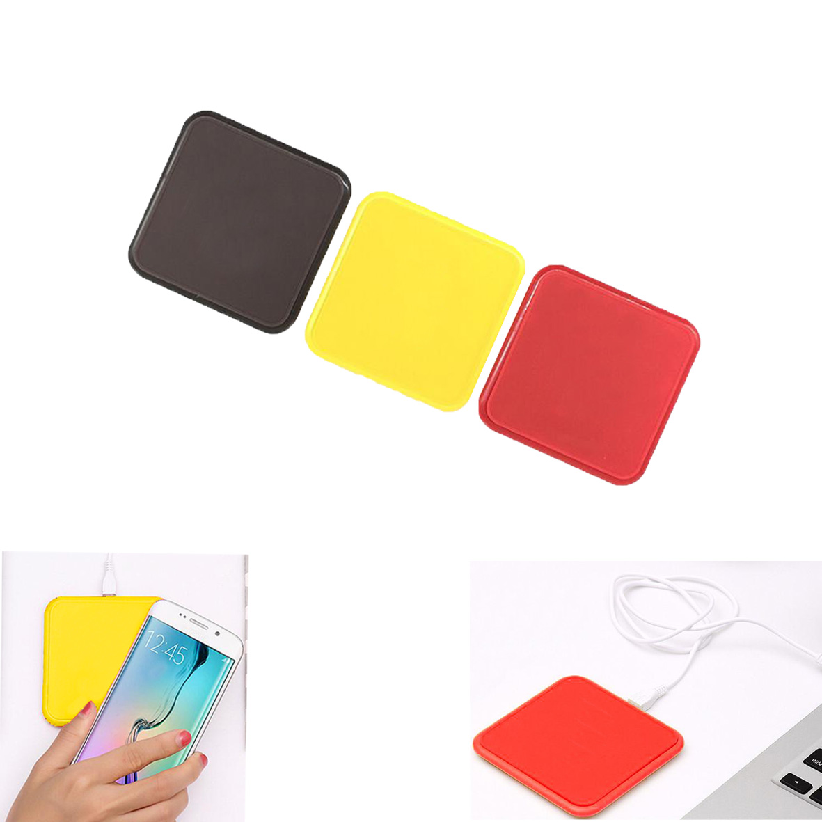 GL-AAA1311 Non-slip Silicone Surface Wireless Charger Pad 5W