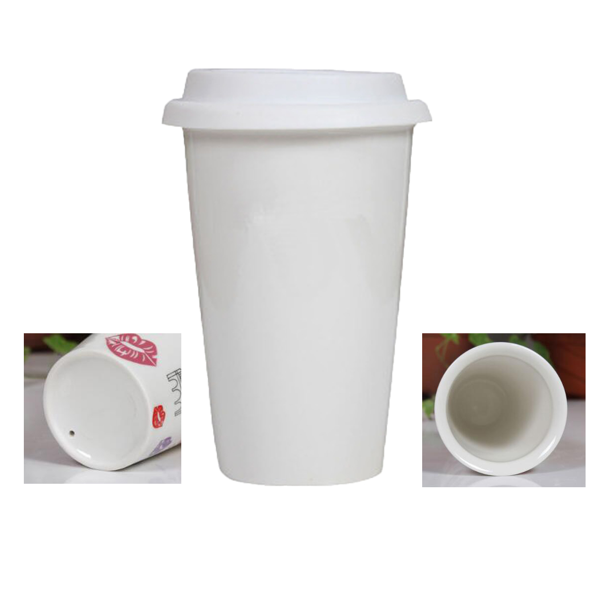 GL-AKL0030 Double Ceramic Coffee Mug