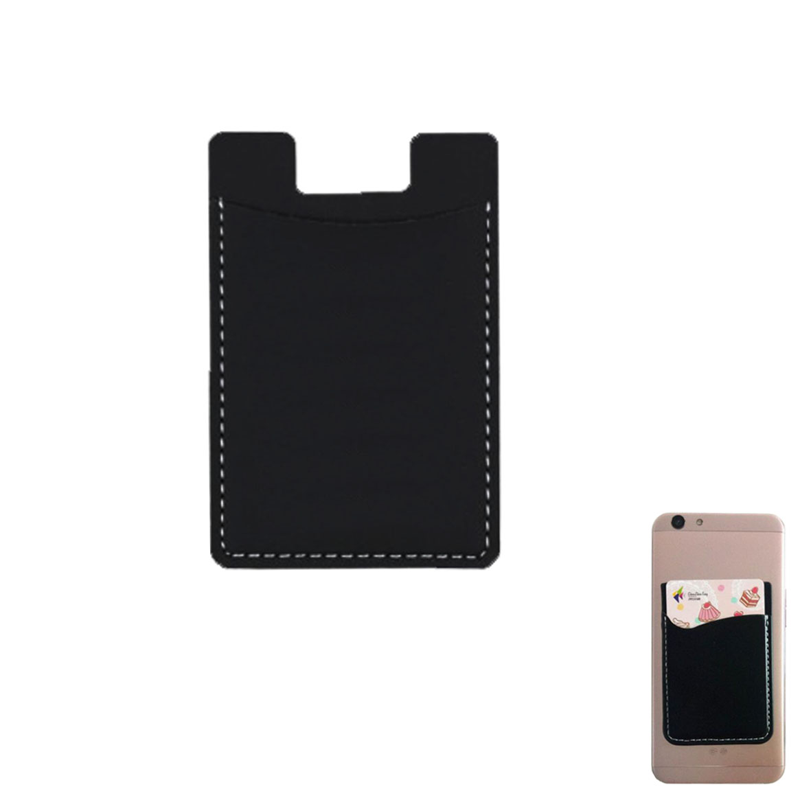 GL-AAA1337 Leatherete Adhesive Cell Phone Wallet