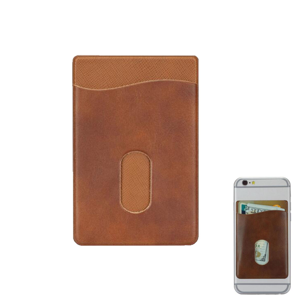 GL-AAA1339 Leatherete Adhesive Cell Phone Wallet