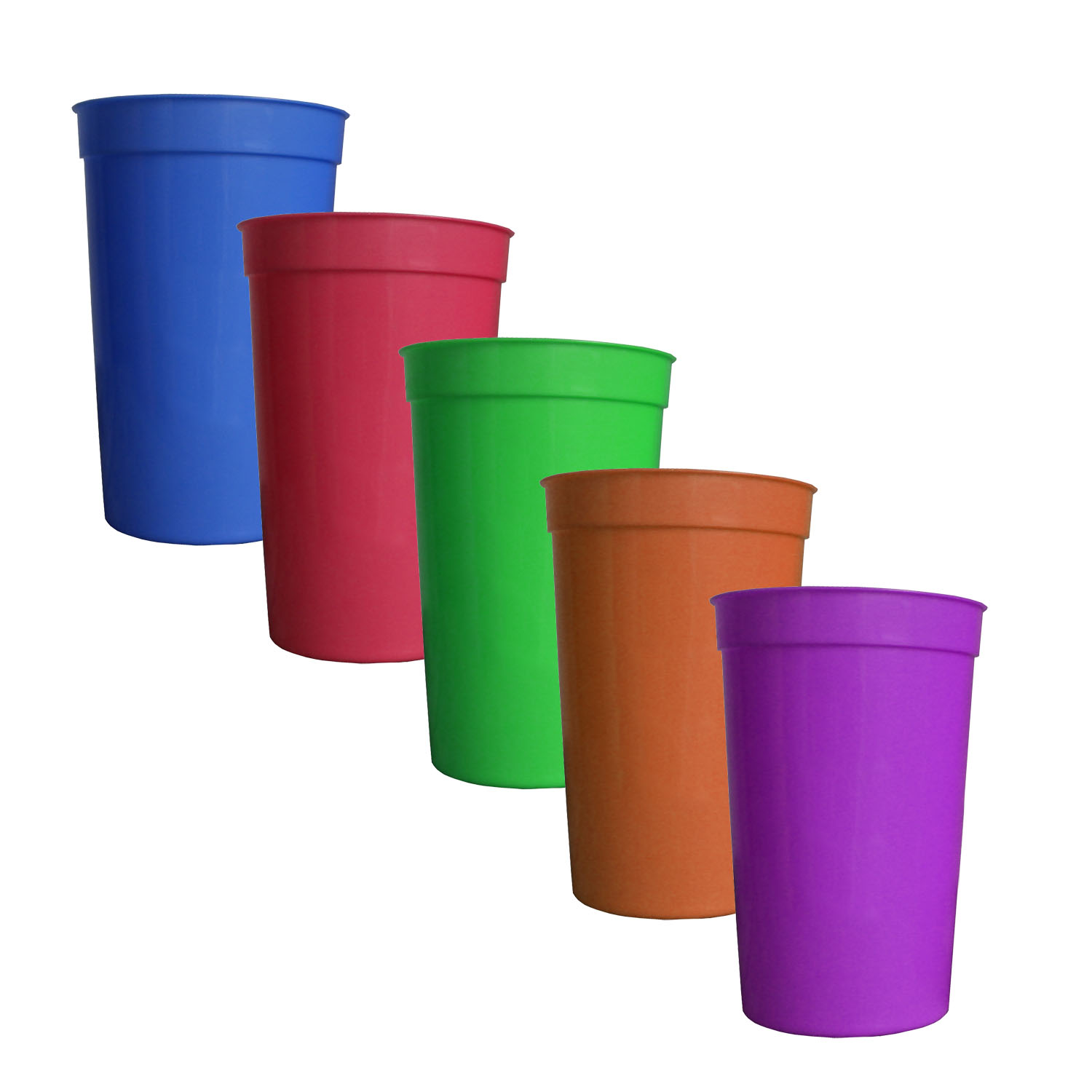 GL-AAA1385 20oz Reusable Plastic Stadium Cup BPA-Free