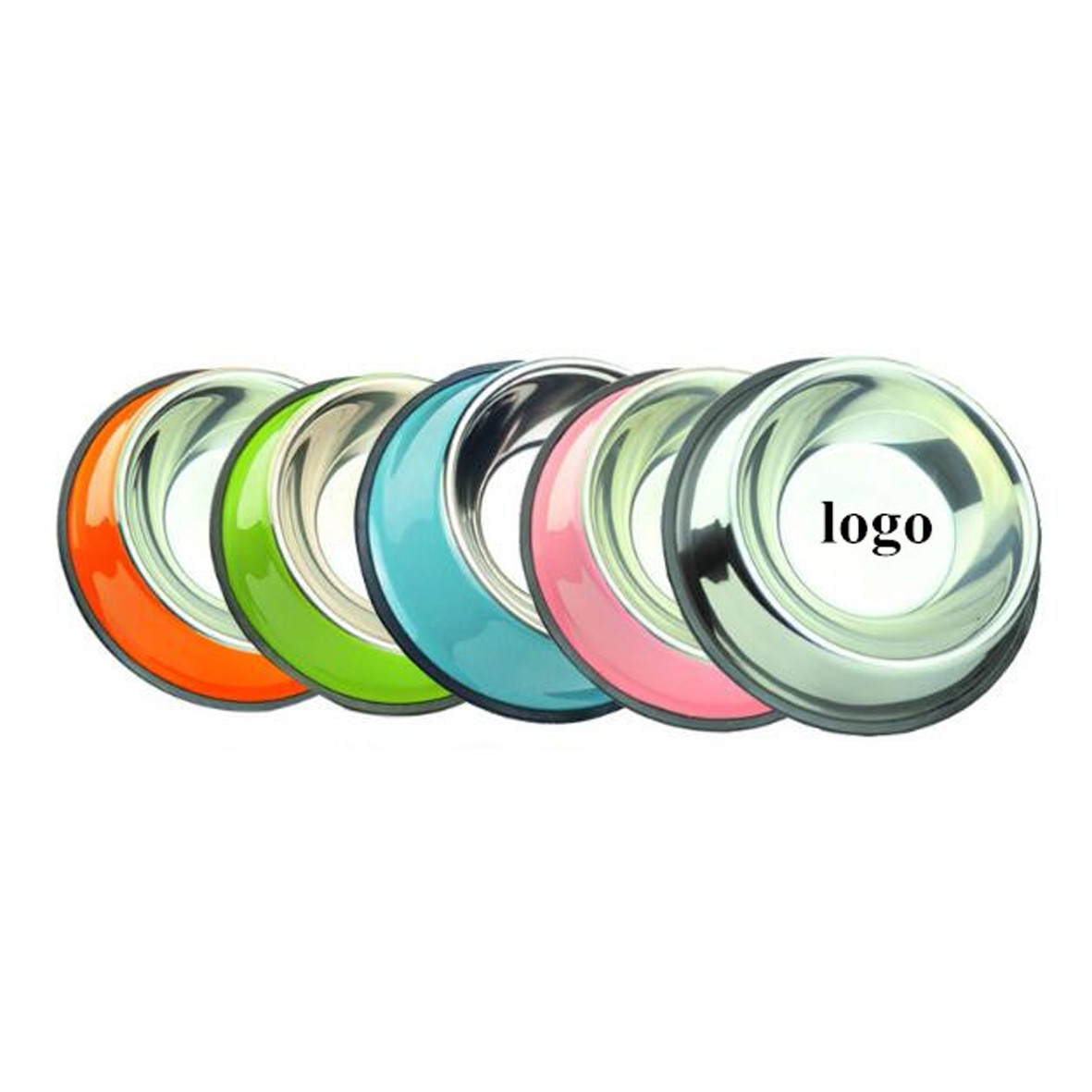 GL-JAH1014 Color Painting Stainless Steel Pet Bowl