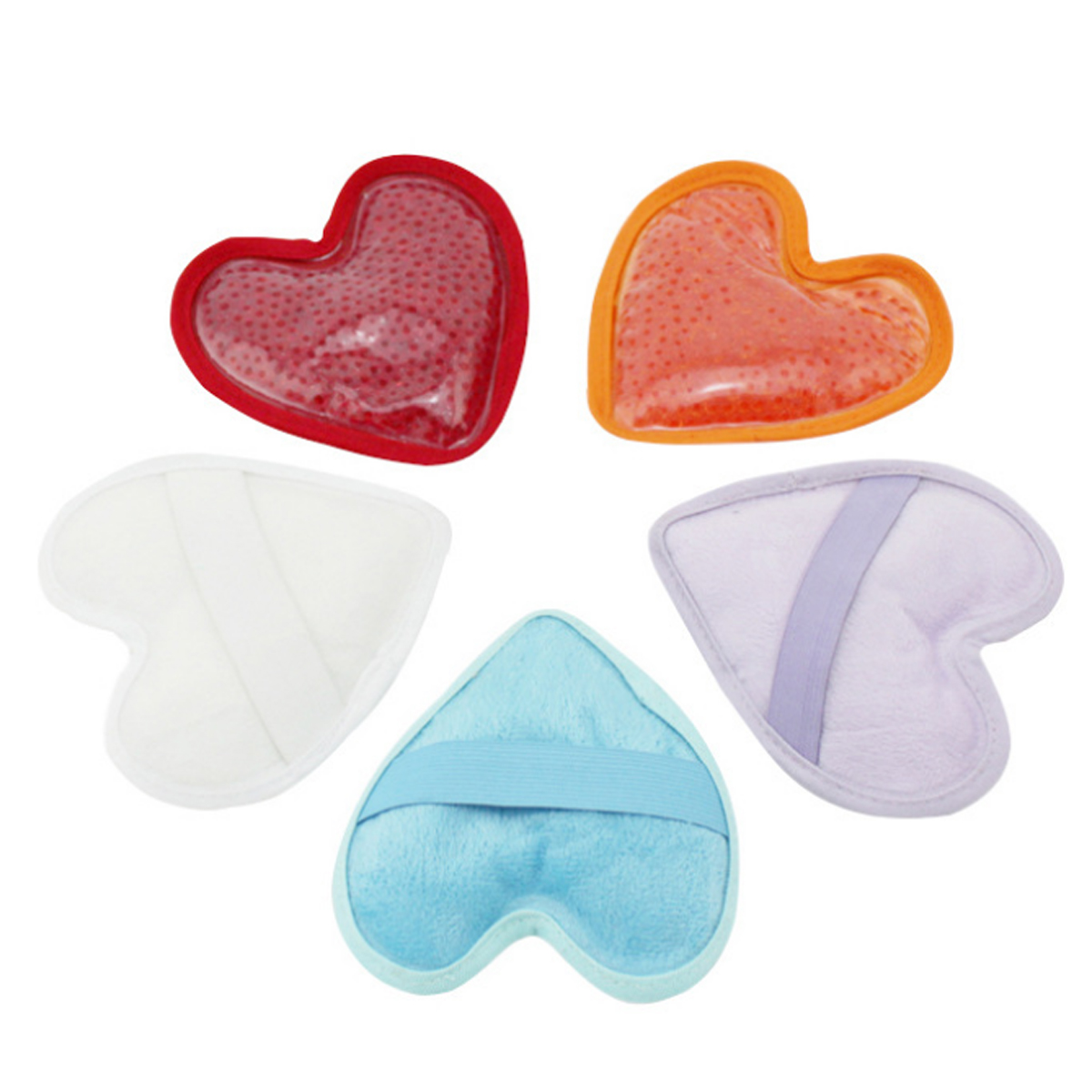 GL-AAD1038 Heart Hot/Cold Pack with Plush Backing 