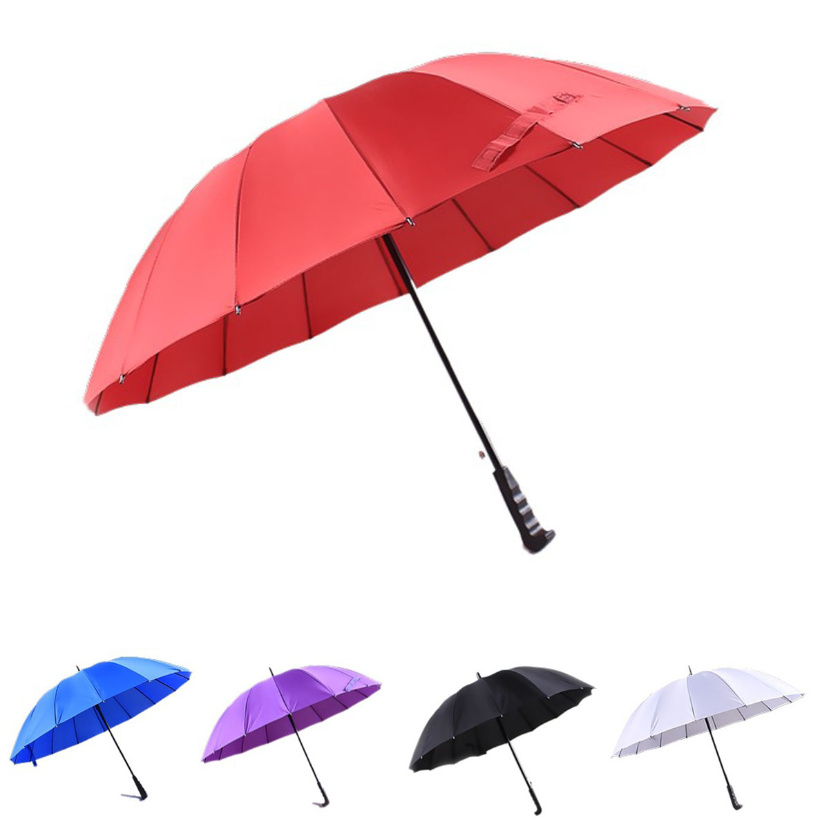 GL-AKL0071 46inch Windproof Stick Golf Umbrella
