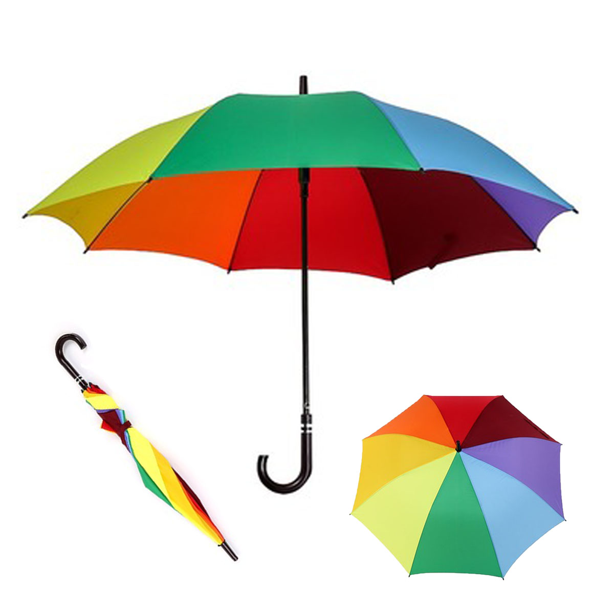 GL-AKL0077 54in Promotional Rainbow Umbrella 