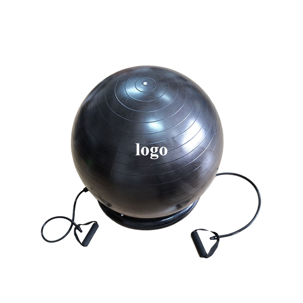 GL-JAH1044 Yoga Ball Chair with Two Resistance Bands