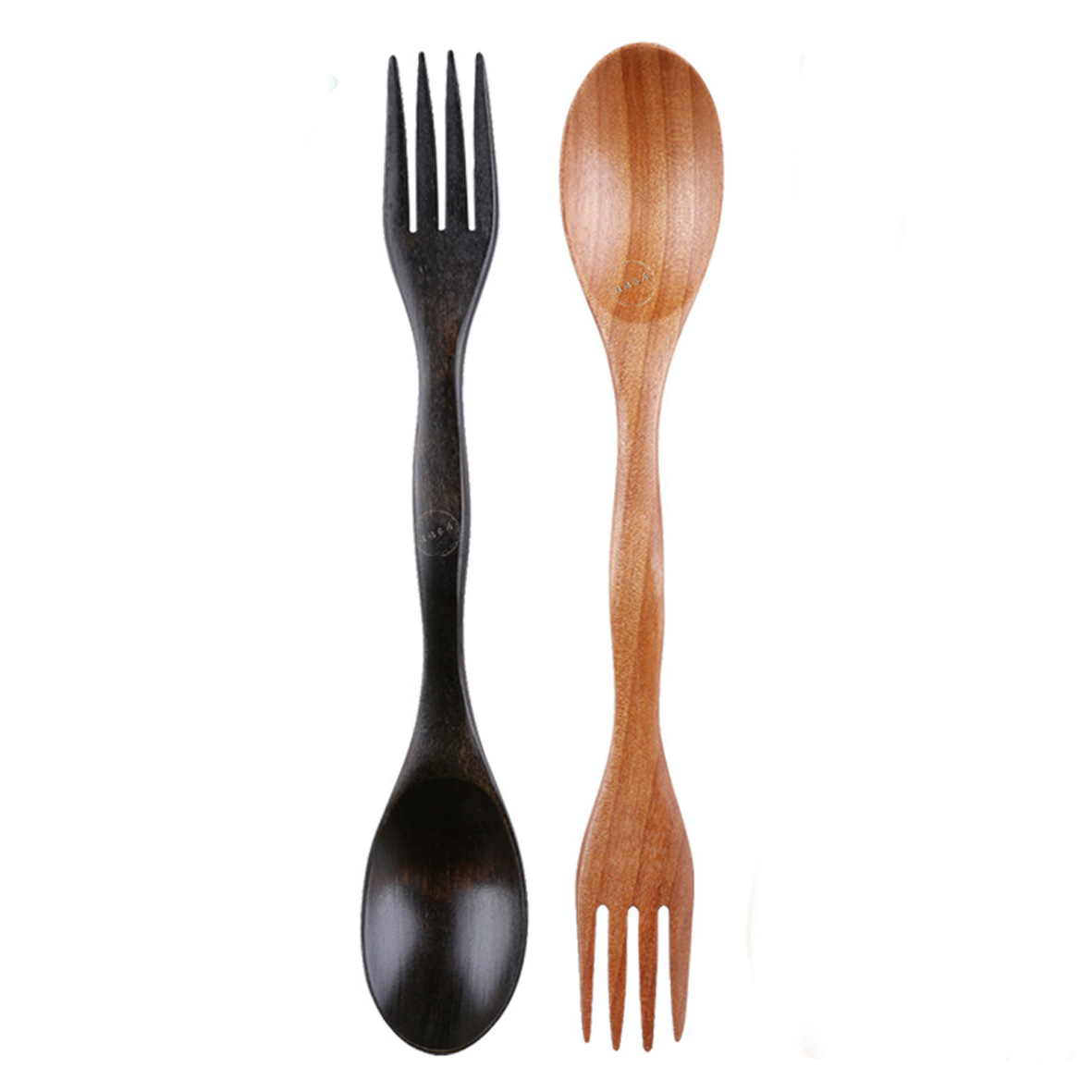 GL-AAJ1108 2 in 1 Wooden Spoon and Fork