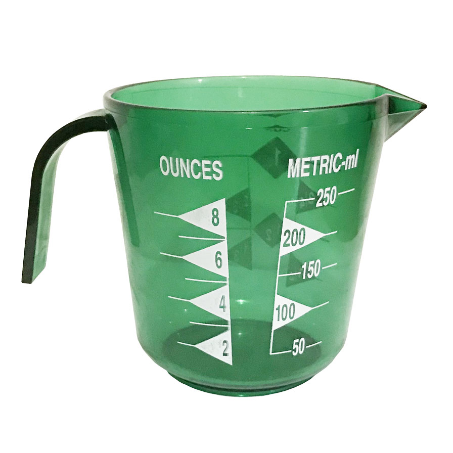 GL-AAA1421 250ml Plastic Measurement Cup with Pouring Handle