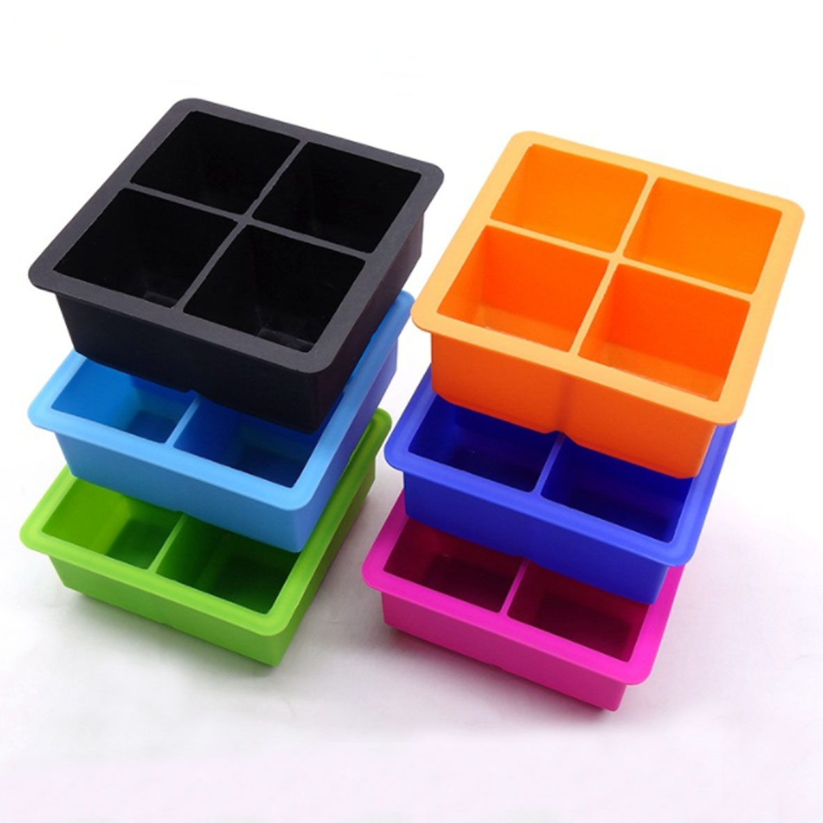 GL-AAA1454 4.5inch Silicone Ice Cube Tray