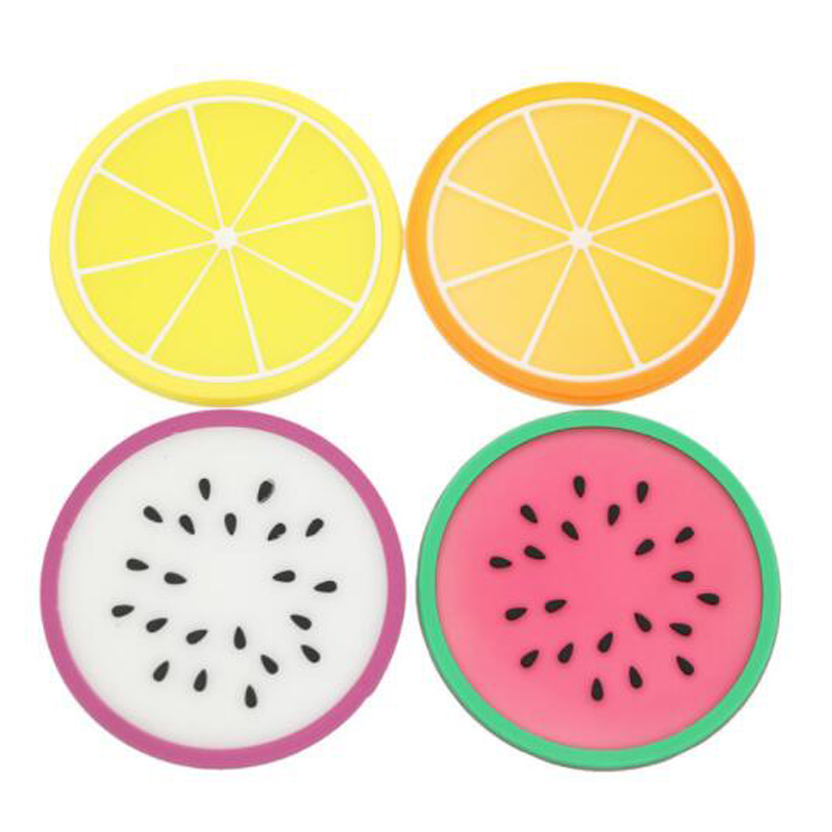 GL-ELY1145 Waterproof Fruit-shaped Coasters