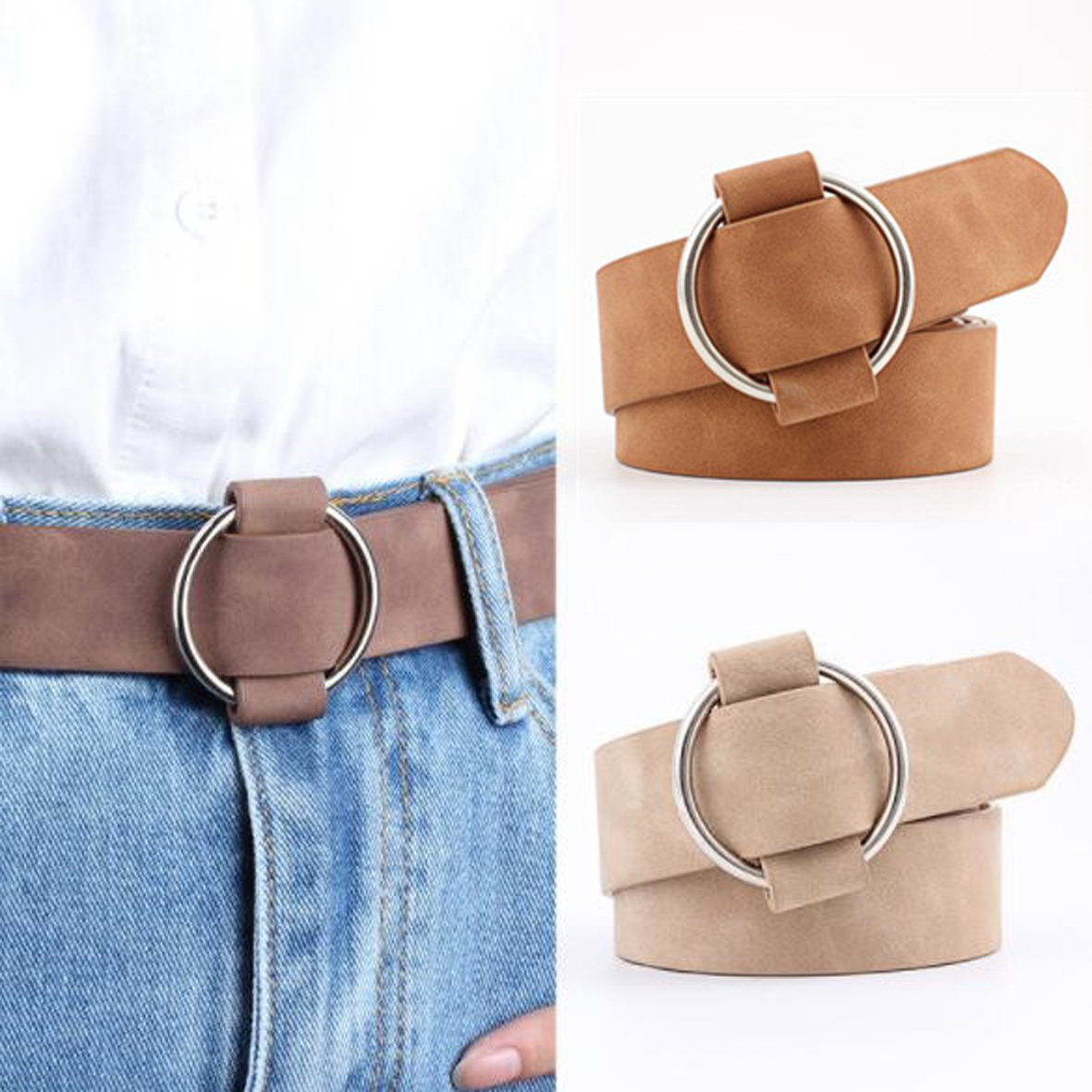 GL-ELY1217 Leather Belt for Lady