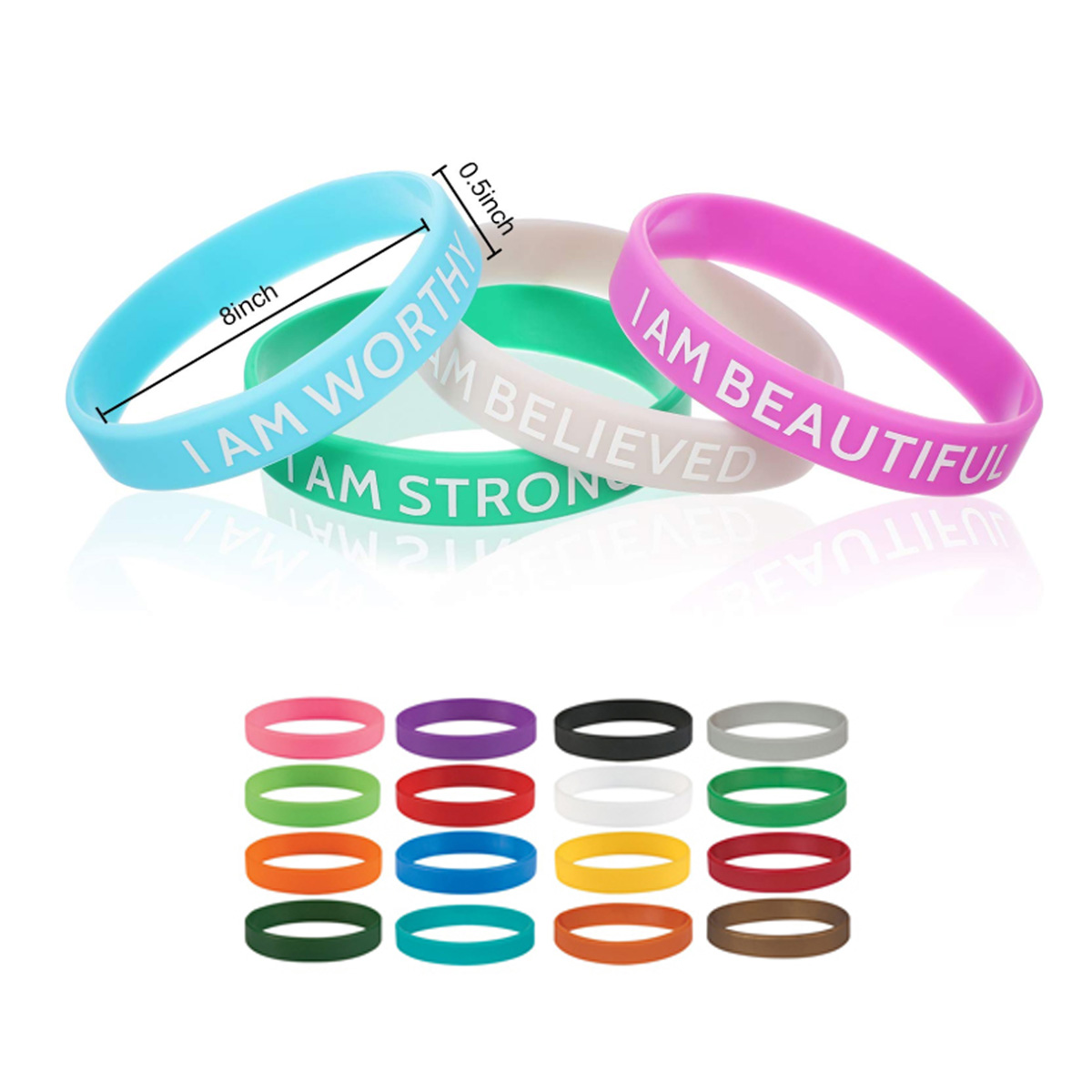GL-CIY1010 Silicone Bracelet Wristbands