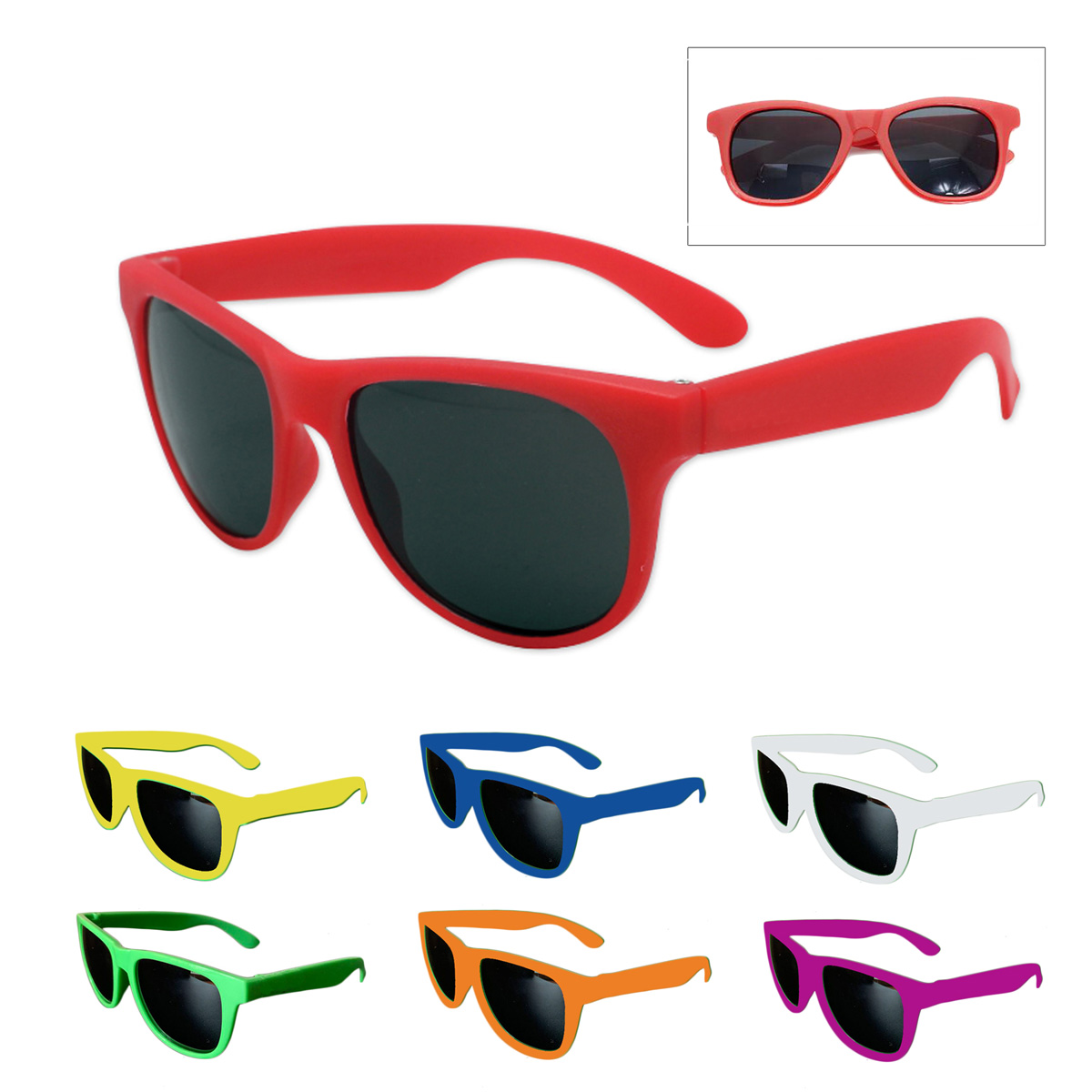 GL-JJJ1033 Retro Neon Sunglasses