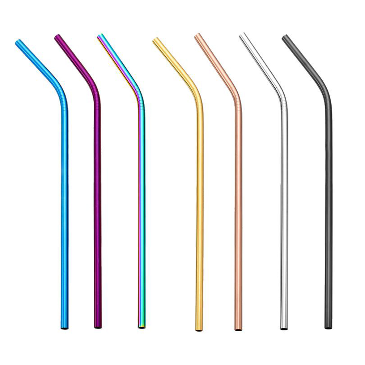 GL-ELY1247 Curved Stainless Steel Straw