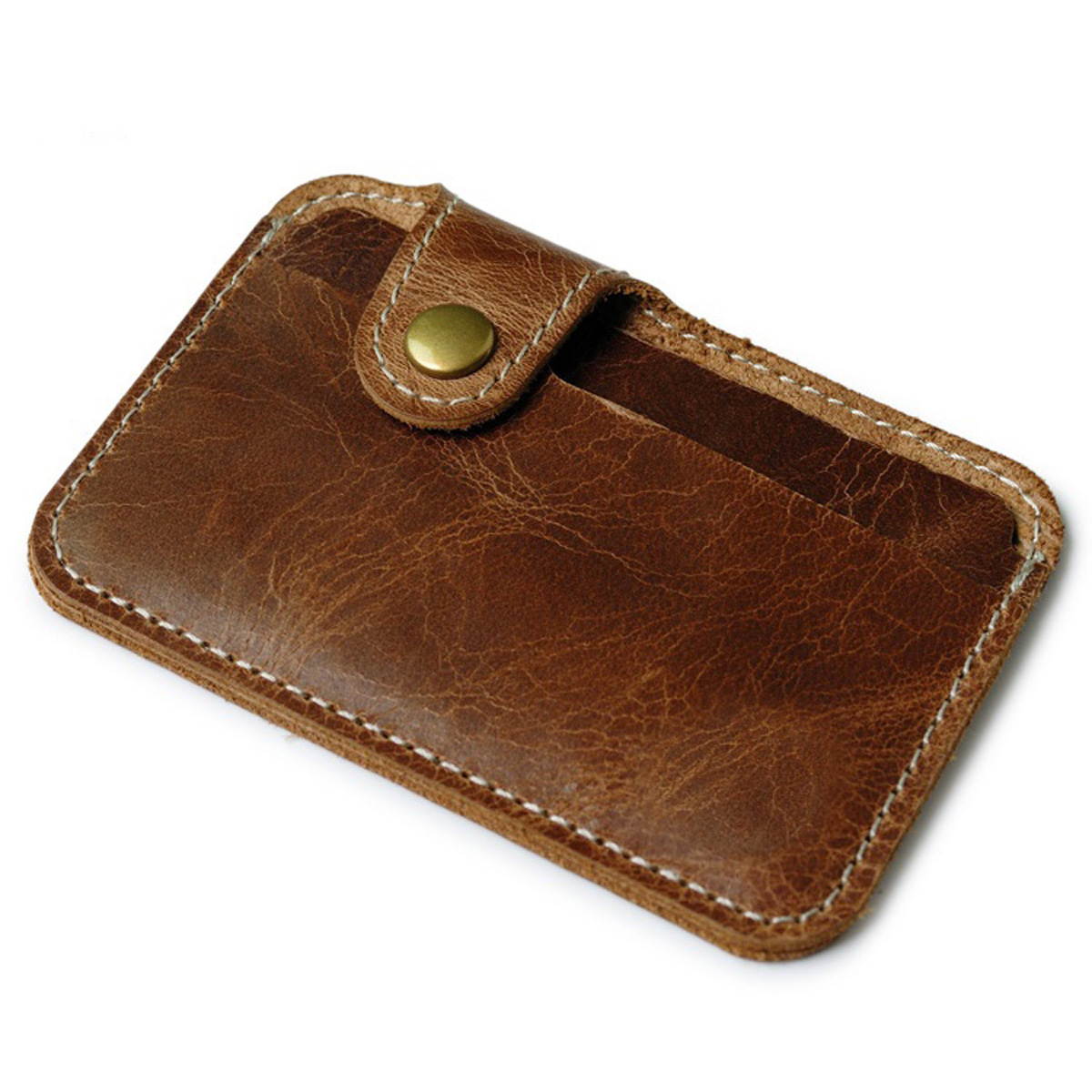 GL-MEZ1028 Genuine Leather Slim Wallet