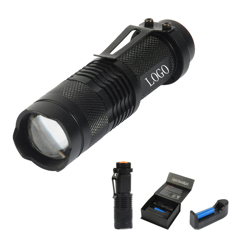GL-BOH1028 Rechargeable Zoom Led Flashlight