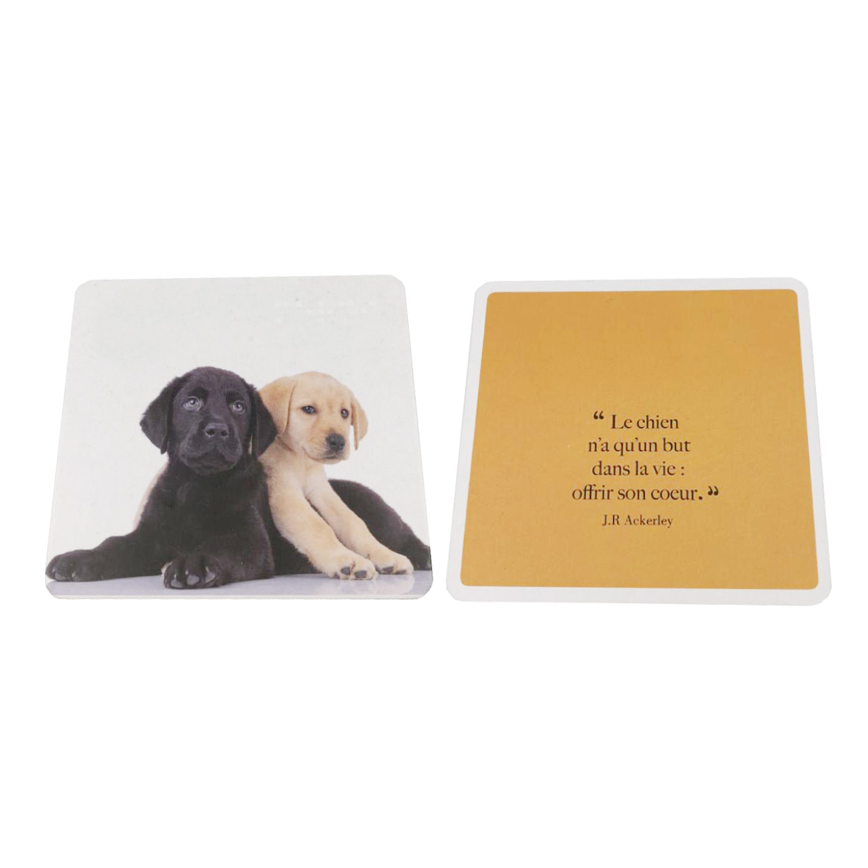 GL-AAA1573 Absorbent Paper Coaster for Blind People