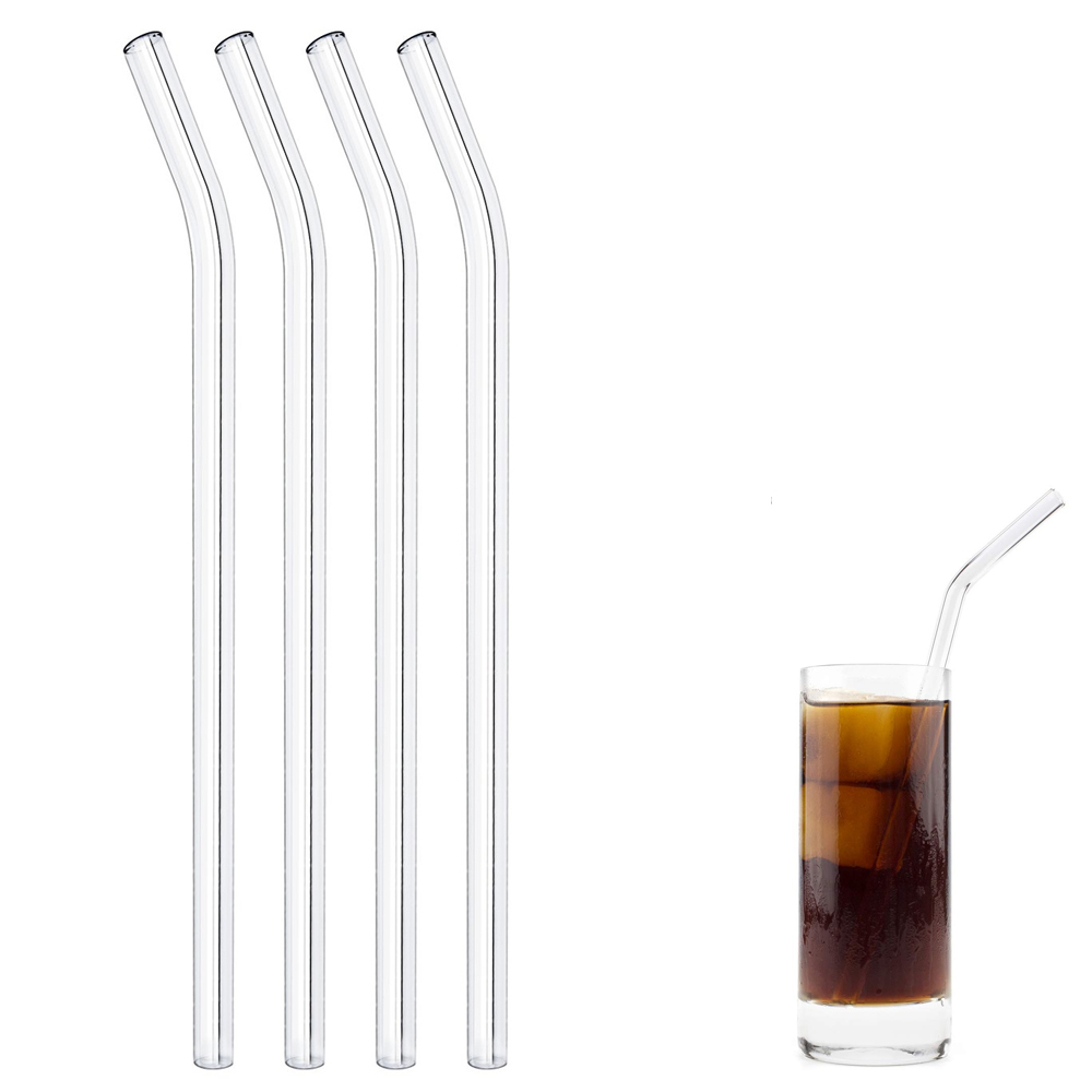 GL-AAJ1174 Bent Glass Straw
