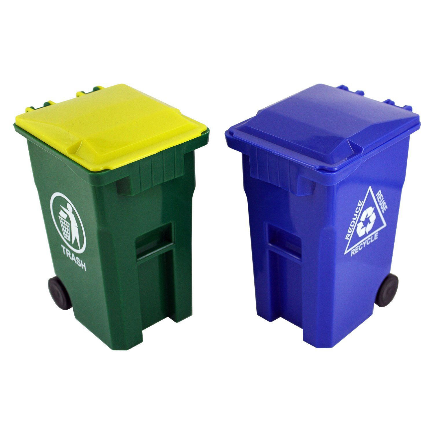 GL-MEZ1063 Office Mini Curbside Trash Recycle Can