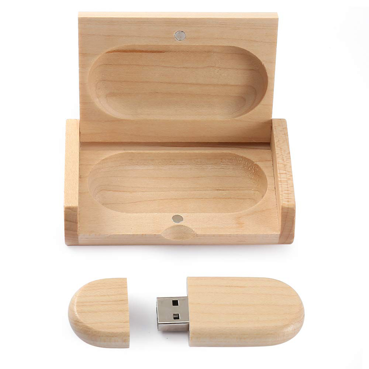 GL-MEZ1077 Wooden USB 2.0 Flash Drive 8GB with Gift Box
