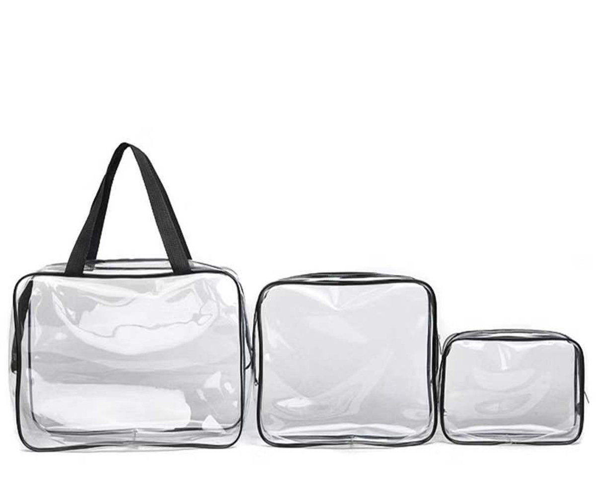 GL-MEZ1089 3in1 Clear Cosmetic Bag