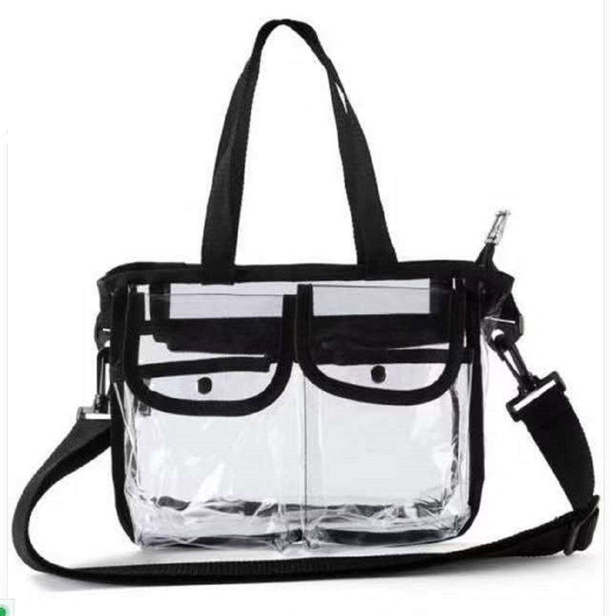 GL-MEZ1090 Expandable Clear PVC Messenger Bag