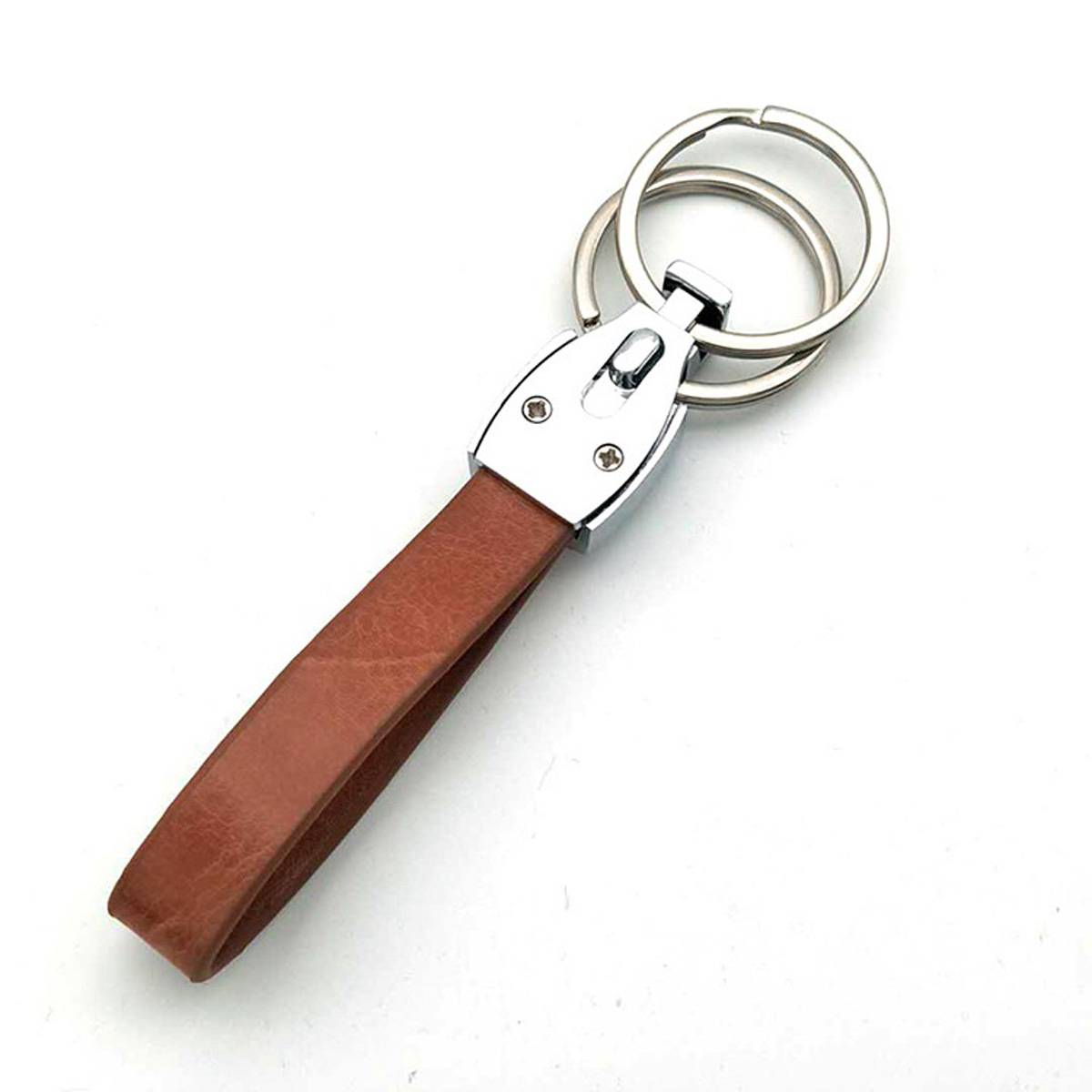 GL-MEZ1094 High-end Promotion Leather Keychain