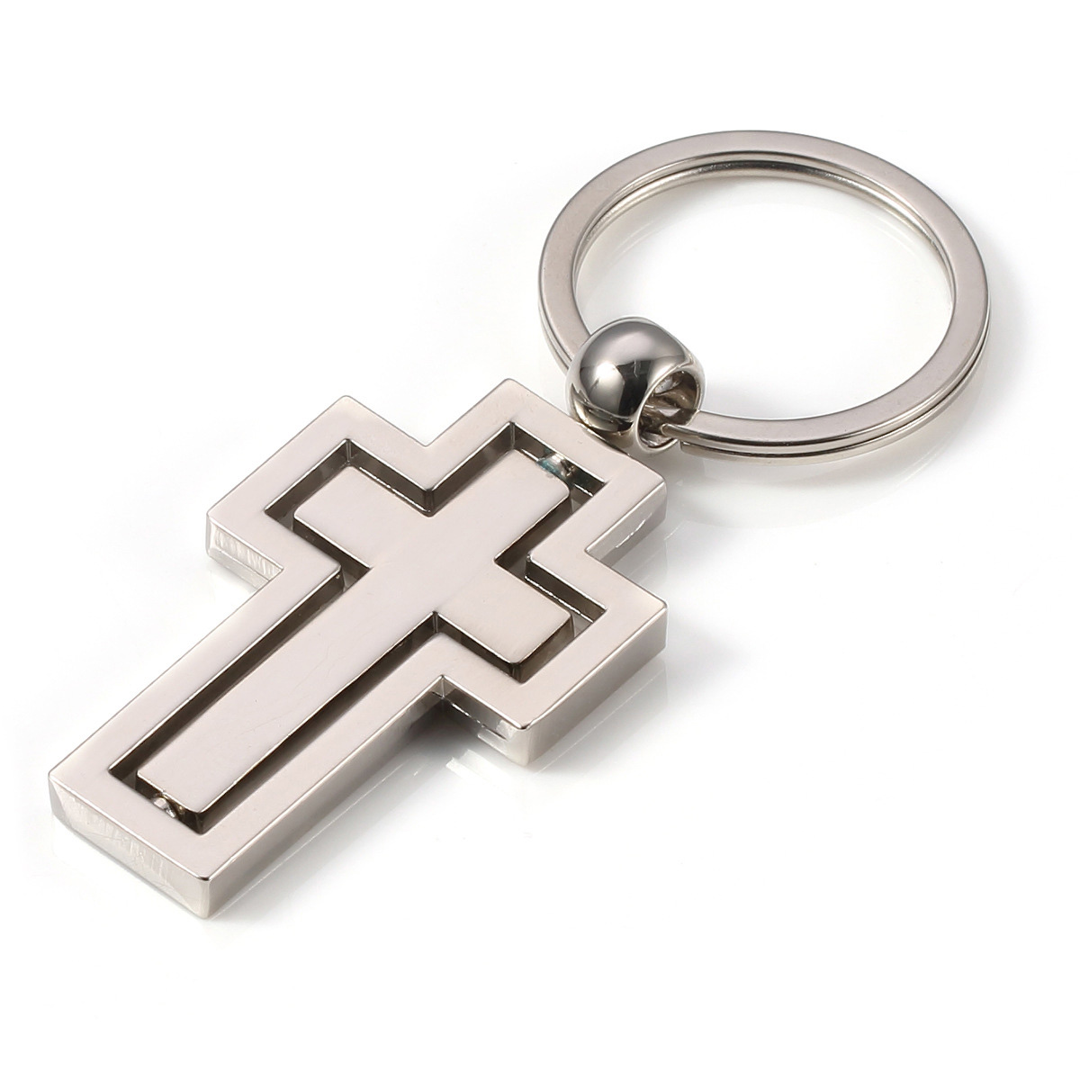 GL-MEZ1098 Cross Metal Keychain