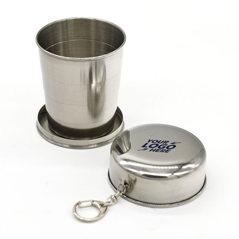 GL-SUH1046 5oz Collapsible Stainless Steel Portale Cup